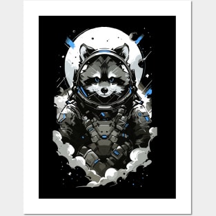 Lunar Attunement Raccoon Posters and Art